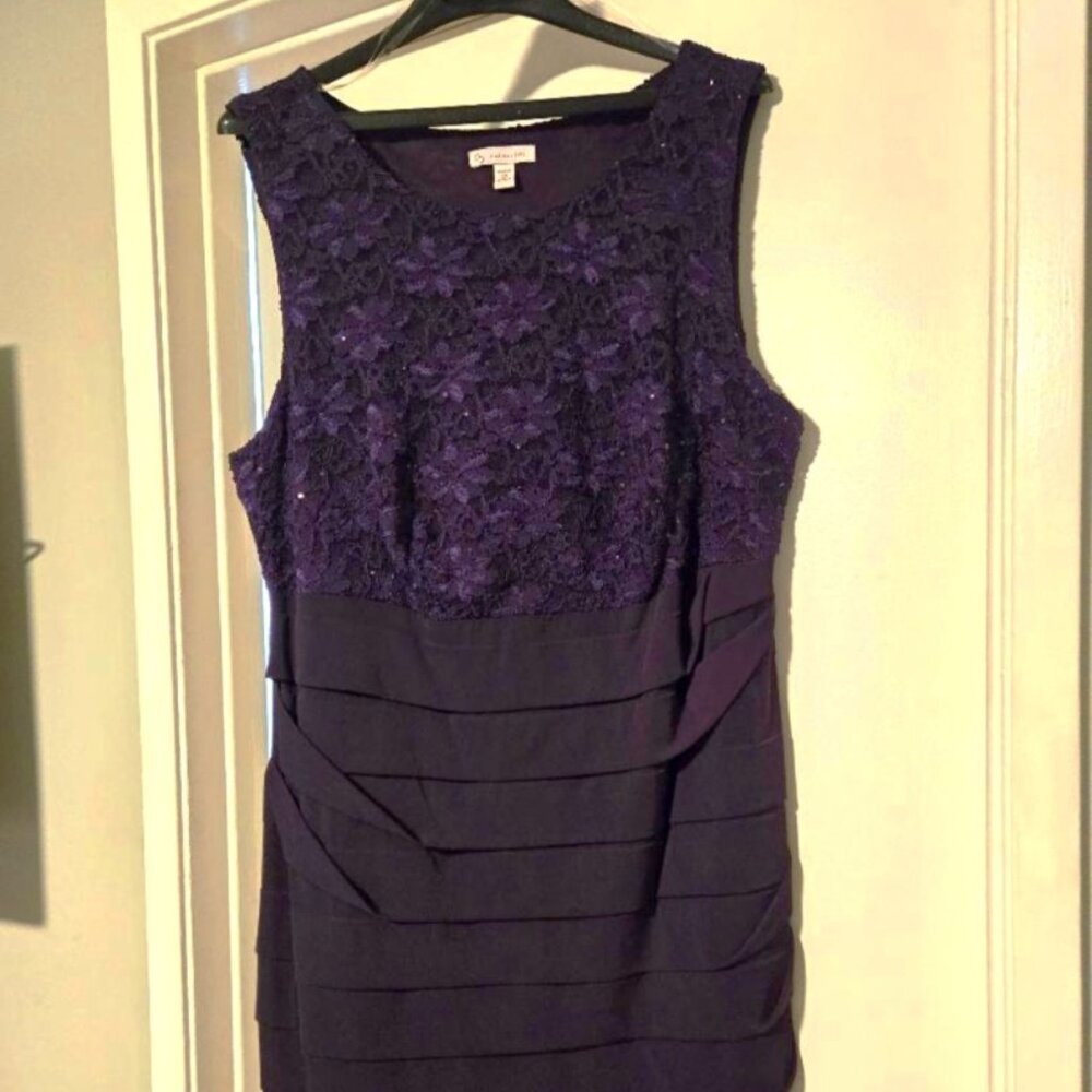 Deep Purple Cocktail Dress from Dress Barn